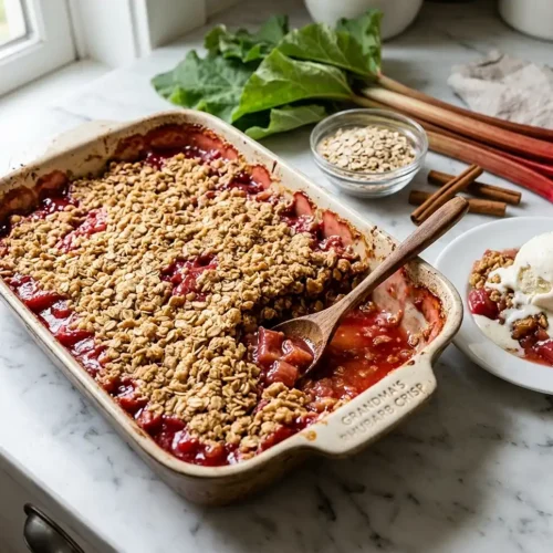 Grandma's Rhubarb Crisp Recipe 5 Grandma's Rhubarb Crisp Recipe