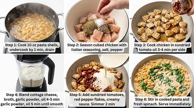 High-Protein Marry Me Chicken Pasta 3 High-Protein Marry Me Chicken Pasta Instructions