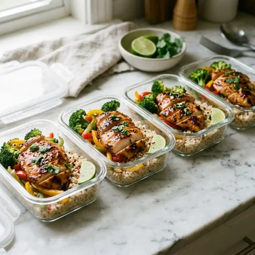Honey Lime Chicken Meal Prep