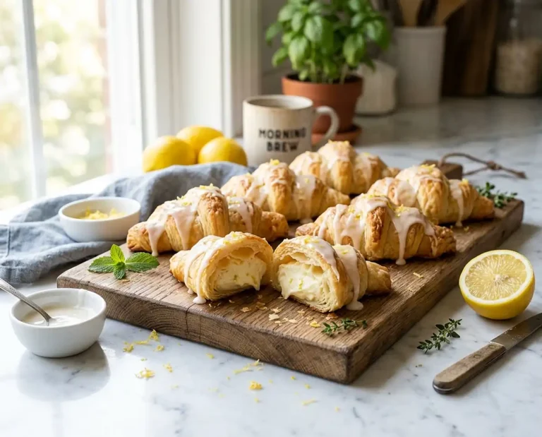 Lemon Cheesecake Crescent Rolls