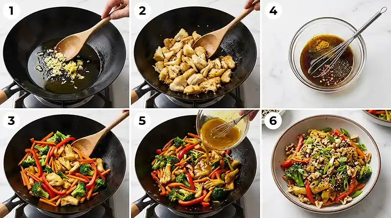 Lion's Mane Mushroom Cognitive Stir-Fry Instructions