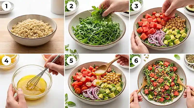 Lycopene Summer Skin Protection Salad 3 Lycopene Summer Skin Protection Salad Instructions