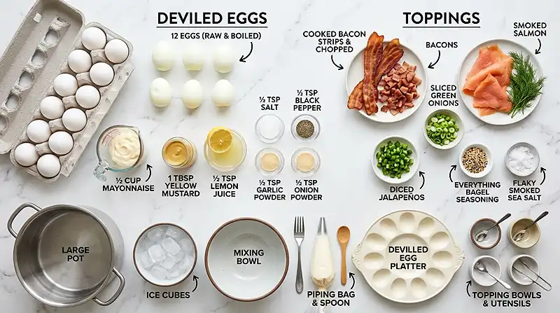 Memorial Day Deviled Egg Board 2 Memorial Day Deviled Egg Board Ingredients