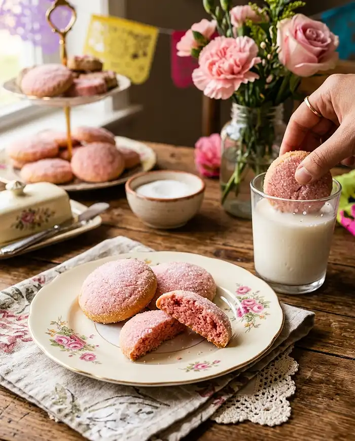Mexican Pink Cookies Recipe