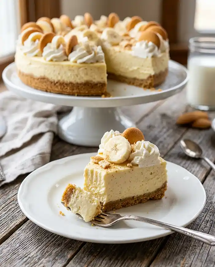 No-Bake Banana Pudding Cheesecake 4 No-Bake Banana Pudding Cheesecake Recipe
