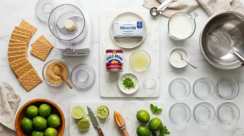 No-Bake Key Lime Pie Cups 2 No-Bake Key Lime Pie Cups Ingredients