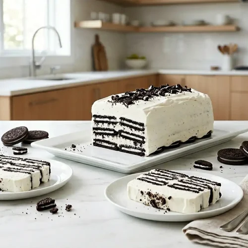 No-Bake Oreo Icebox Cake