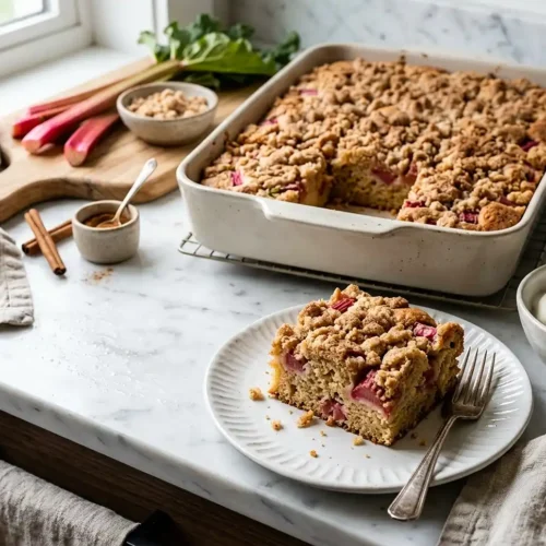 Oma's Rhubarb Cake 5 Oma's Rhubarb Cake
