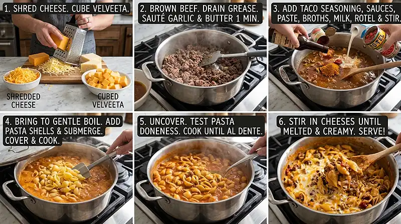 One-Pot Taco Pasta 3 One Pot Taco Pasta Instructions