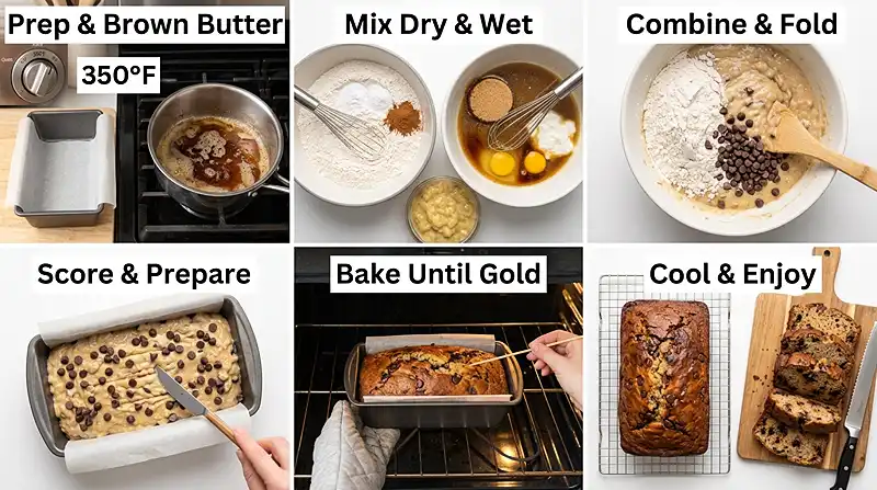 Sourdough Discard Brown Butter Banana Bread 3 Sourdough Discard Brown Butter Banana Bread Instructions