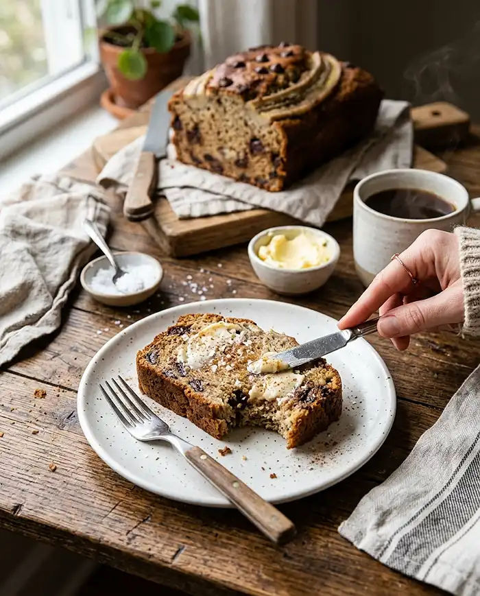 Sourdough Discard Brown Butter Banana Bread 4 Sourdough Discard Brown Butter Banana Bread Recipe