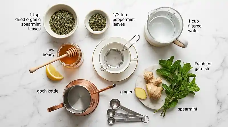 Spearmint Tea Daily Hormone Ritual 2 Spearmint Tea Daily Hormone Ritual Ingredients
