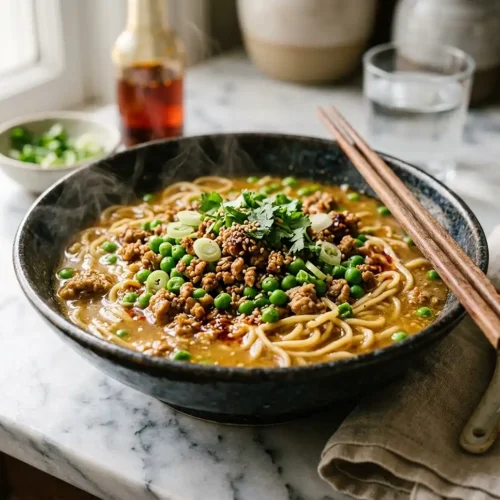 Spicy Miso Ground Turkey Noodles 5 Spicy Miso Ground Turkey Noodles