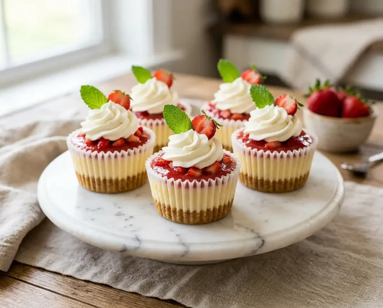 Strawberry Shortcake Cheesecake Cups