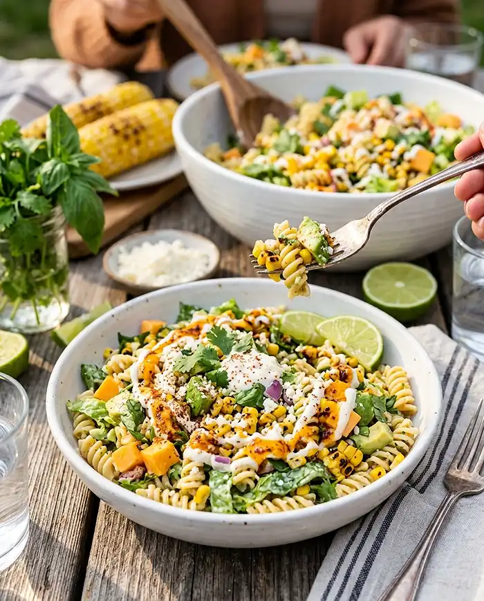 Street Corn Pasta Salad Recipe