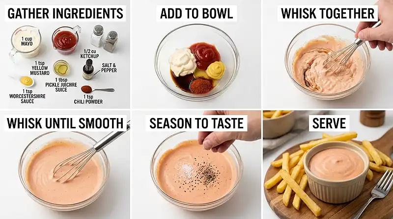 Top Secret Fry Sauce Recipe 3 TOP SECRET FRY SAUCE RECIPE INSTRUCTIONS