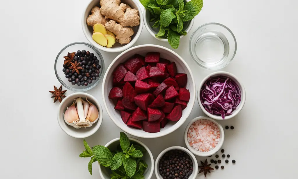 Fermented Beet Kvass Liver Support Elixir 2 Fermented Beet Kvass Liver Support Elixir ingredients