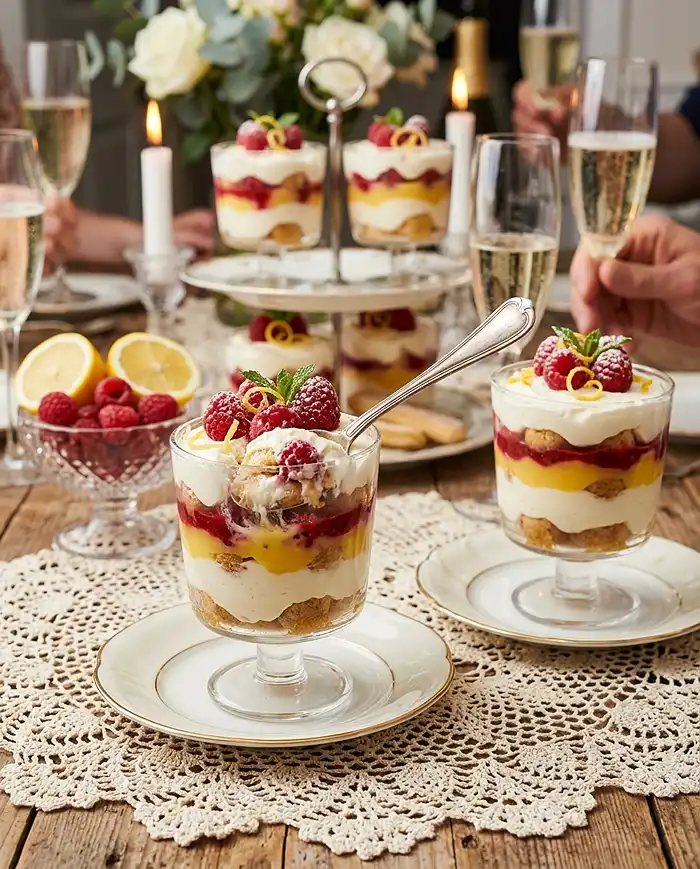 spring dessert cups