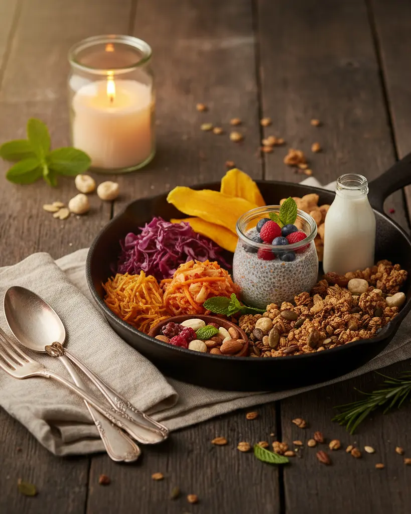 Travel Gut Health Survival Kit for Summer final plated dish