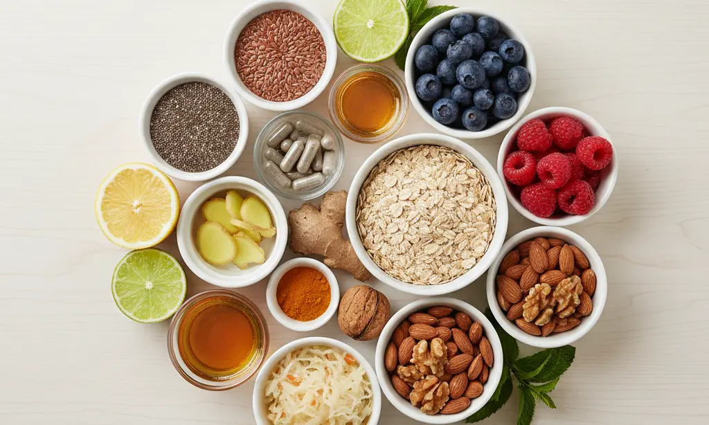 Travel Gut Health Survival Kit for Summer ingredients
