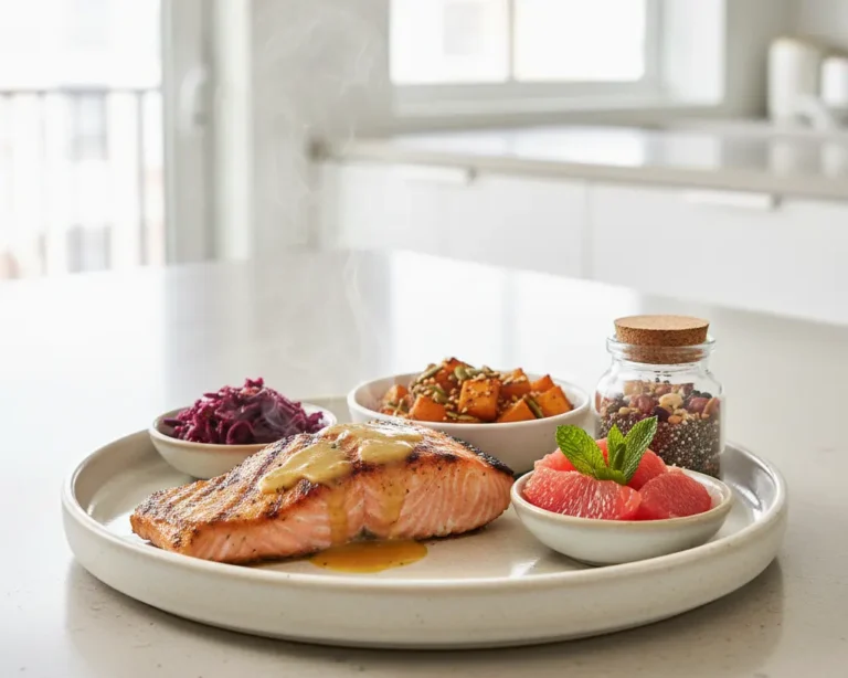 Beautiful plated Travel Gut Health Survival Kit for Summer