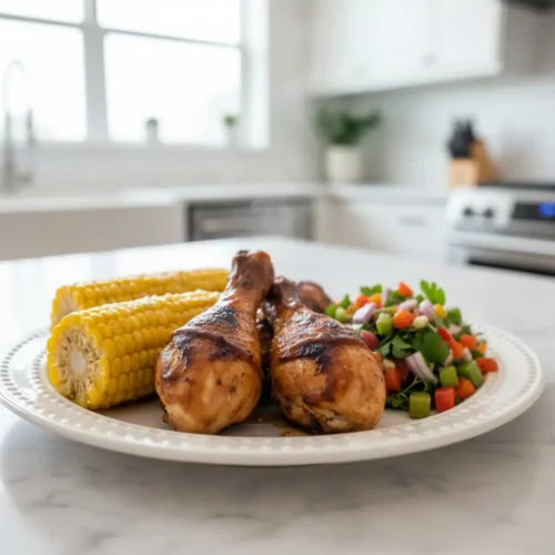 Beautiful plated $3 Per Person: Budget July 4th Grilling