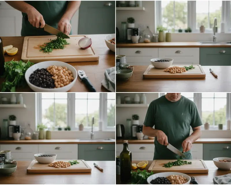 5 Minute Dense Bean Salad Recipe 3 cooking process