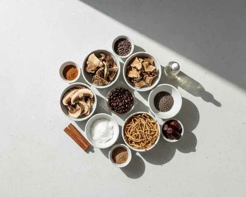 Adaptogenic Four Mushroom Morning Coffee Ritual 2 ingredients