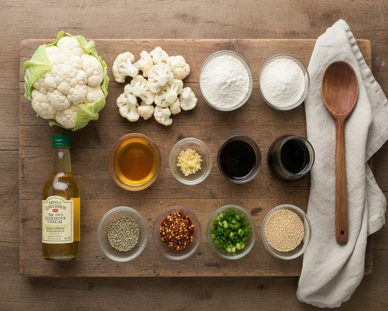 Air Fryer Honey Garlic Cauliflower Recipe 2 ingredients