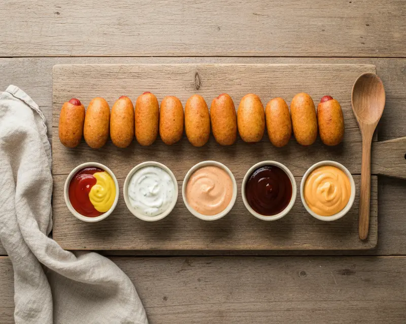 Air Fryer Mini Corn Dogs Recipe 2 ingredients