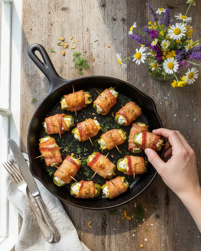 Air Fryer Pickle Poppers Recipe 4 final plated dish