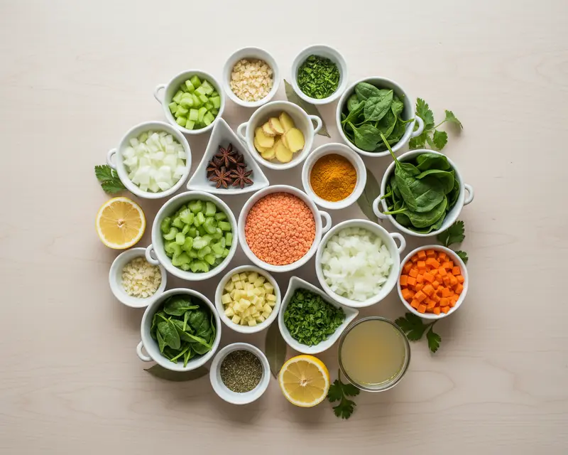 Anti-Inflammatory Turmeric Lentil Healing Soup 2 ingredients