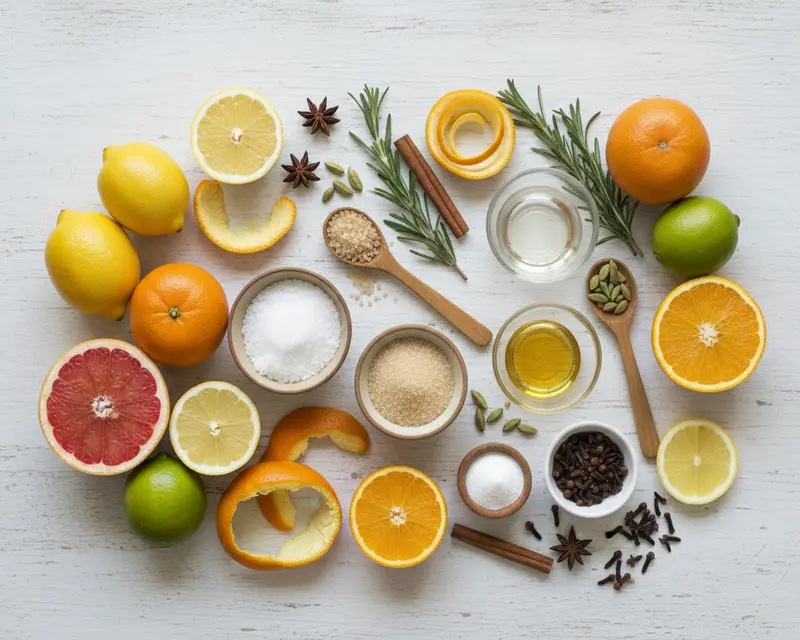 Citrus Peel Candied Treats and Natural Cleaner 2 ingredients