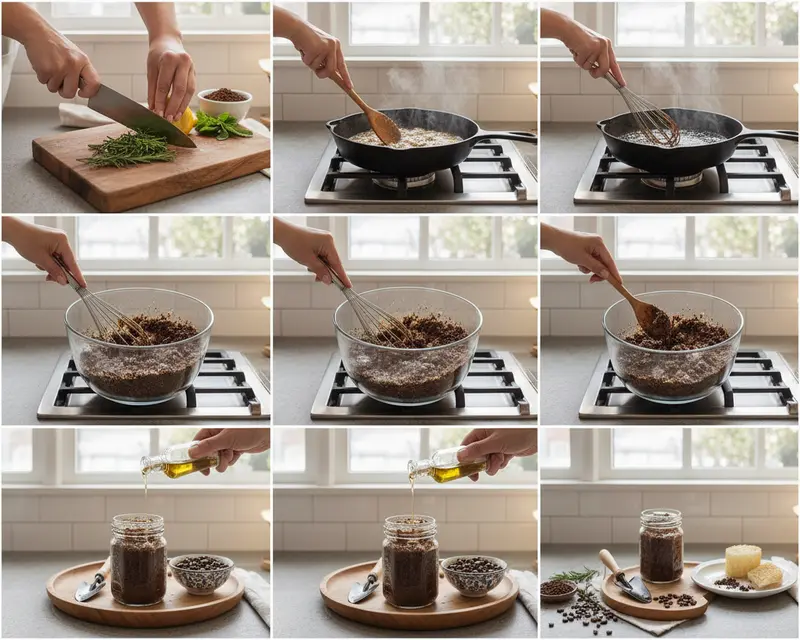 Coffee Ground Garden Fertilizer and Body Scrub 3 cooking process