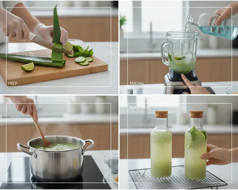 Cooling Aloe Vera Cellular Hydration Elixir 3 cooking process