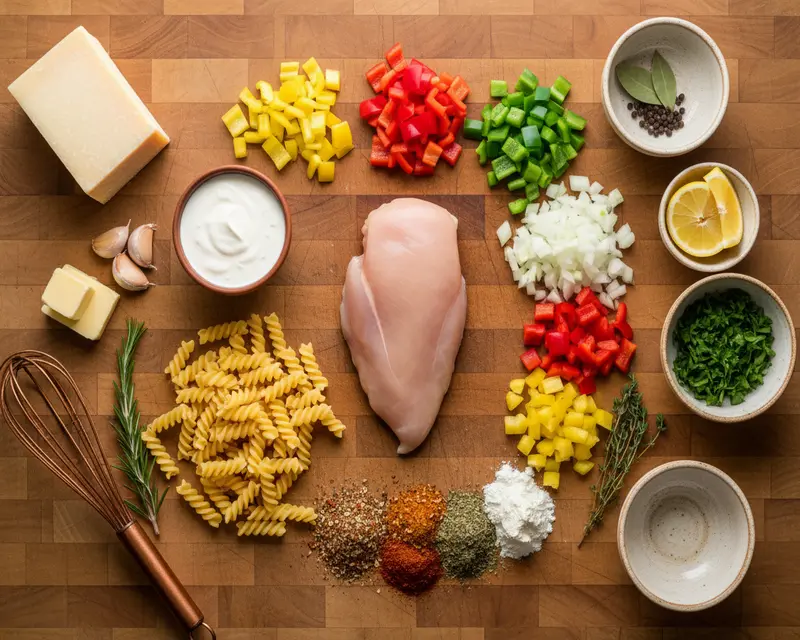 Creamy Cajun Chicken Pasta Recipe 2 ingredients