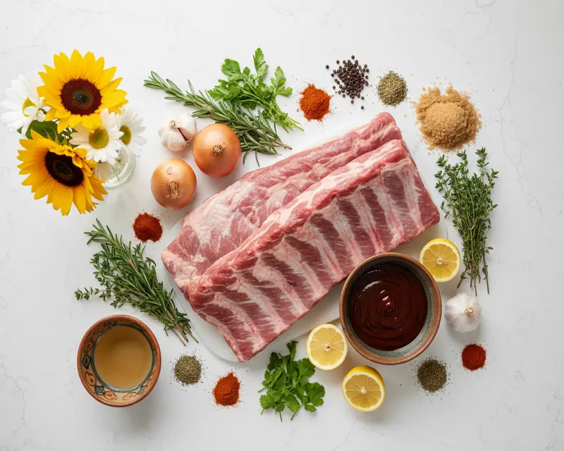 Dad's Favorite BBQ Ribs Recipe 2 ingredients