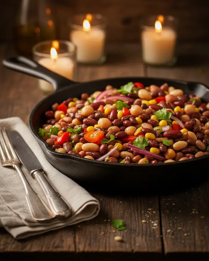 Dense Bean Salad Recipe 4 final plated dish