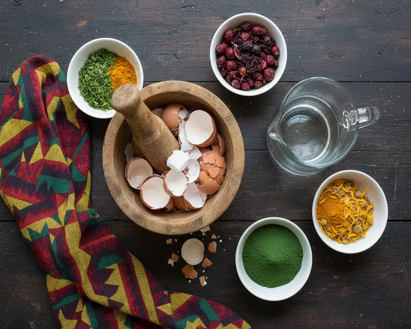 Egg Shell Calcium Garden Booster 2 ingredients