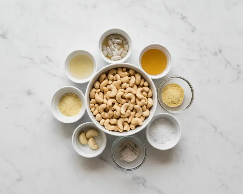 Fermented Cashew Probiotic Cream Cheese 2 ingredients