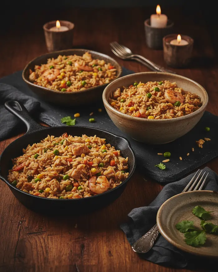 Freezer Cleanout Fried Rice Formula 4 final plated dish