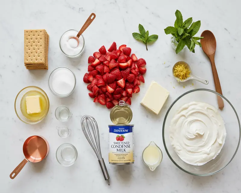 Easy Frozen Strawberry Lemonade Pie Recipe 2 ingredients