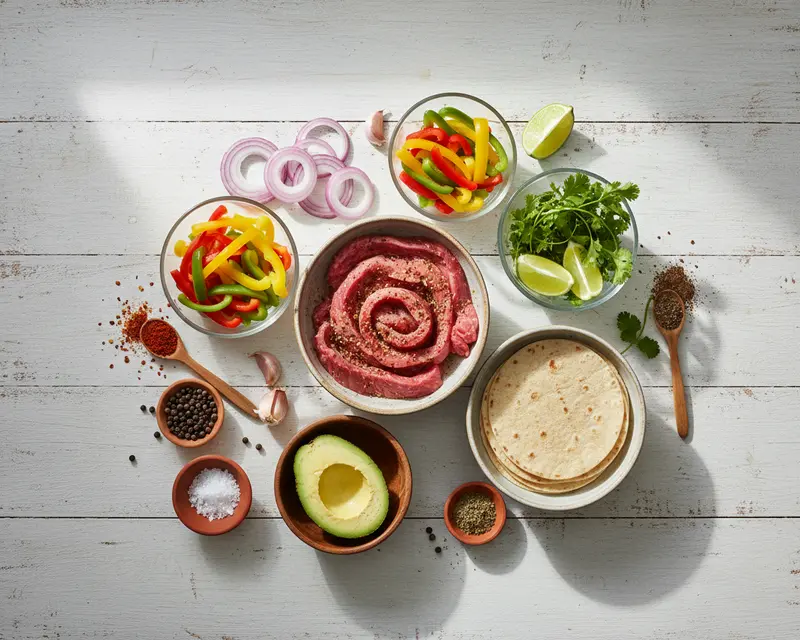 Grilled Steak Fajita Tacos Recipe 2 ingredients