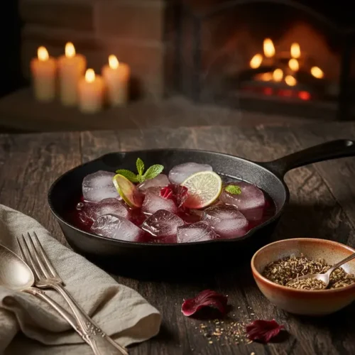 Hibiscus Adaptogenic Body-Cooling Iced Tea 5 Final plated dish of Hibiscus Adaptogenic Body-Cooling Iced Tea