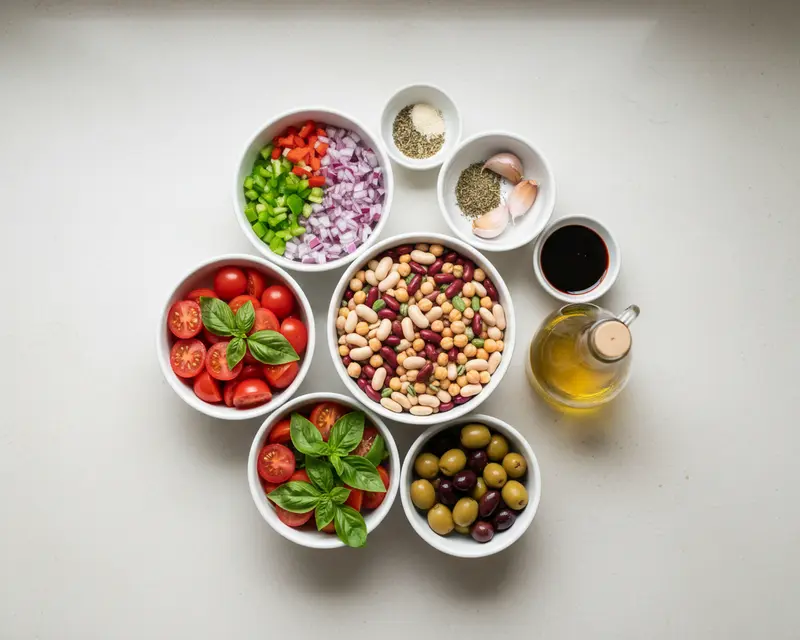 Italian Three Bean Salad Recipe 2 ingredients