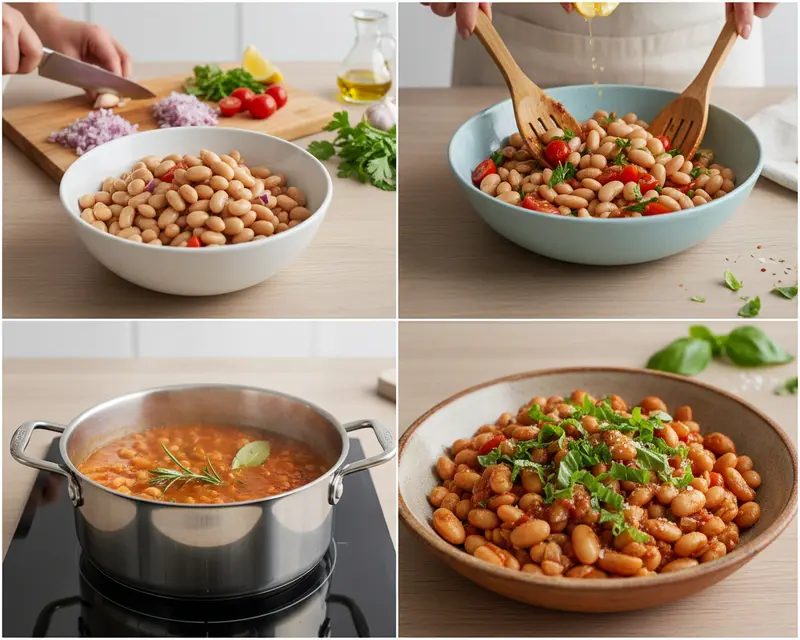 Italian Three Bean Salad Recipe 3 cooking process