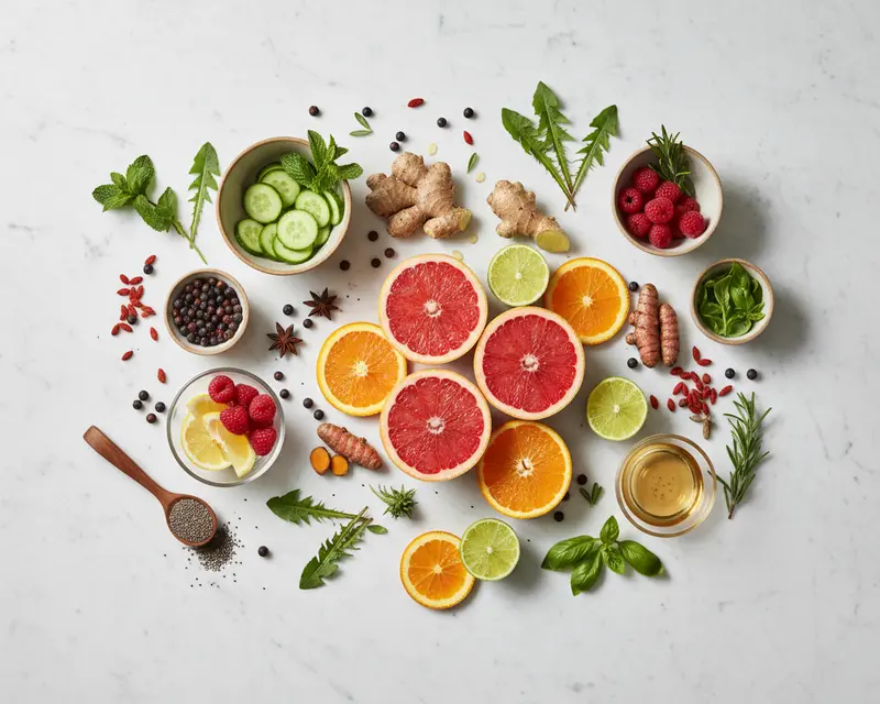 Lymphatic Drainage Summer Detox Tonic Recipe 2 ingredients