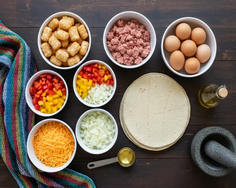 Make-Ahead Breakfast Burritos for Busy Mornings 2 ingredients