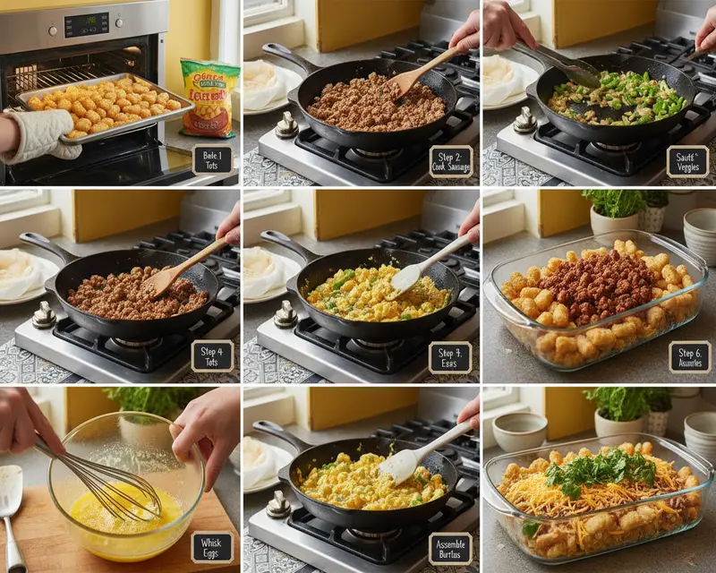 Make-Ahead Breakfast Burritos for Busy Mornings 3 cooking process