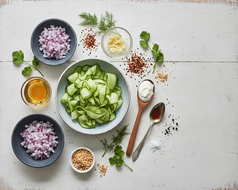 Million Dollar Cucumber Salad Recipe 2 ingredients